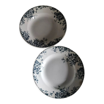 Two plates