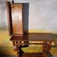Restoration period mahogany console
