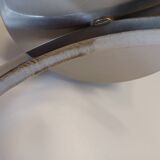 Vintage wall lamp - Chrome and opaline - 1970