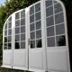 Oak arched bay window door H219xW267,5 small tiles