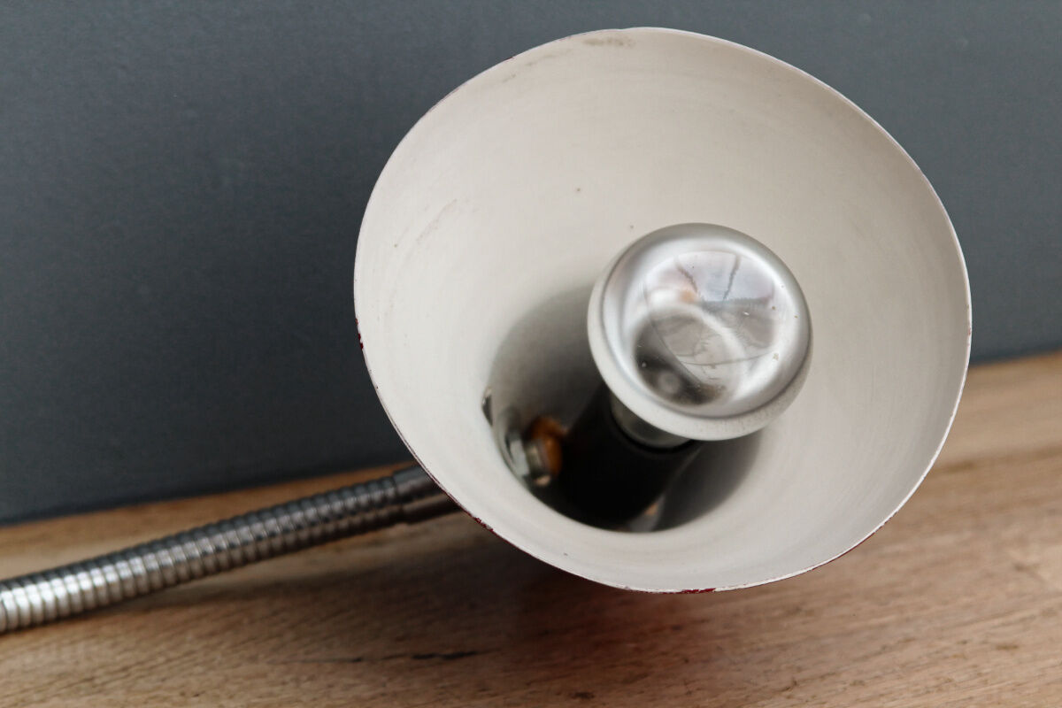 Flexible bedside lamp, vintage