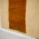 Tapisserie en fibres collées, forme libre, France, circa 1960