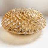 Amber glass ceiling or applique