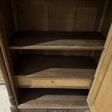 Walnut mirrored cabinet