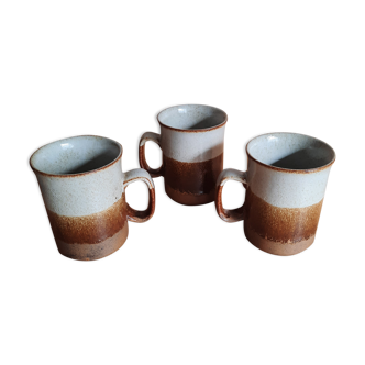 3 mugs Dunoon ceramics