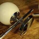 Pair of Italian space age wall lights