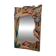 Vintage Balinese Wooden Mirror With Herons And Flowers, 1980/90s