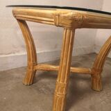 Table basse en rotin