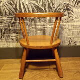 Vintage wooden children's chair