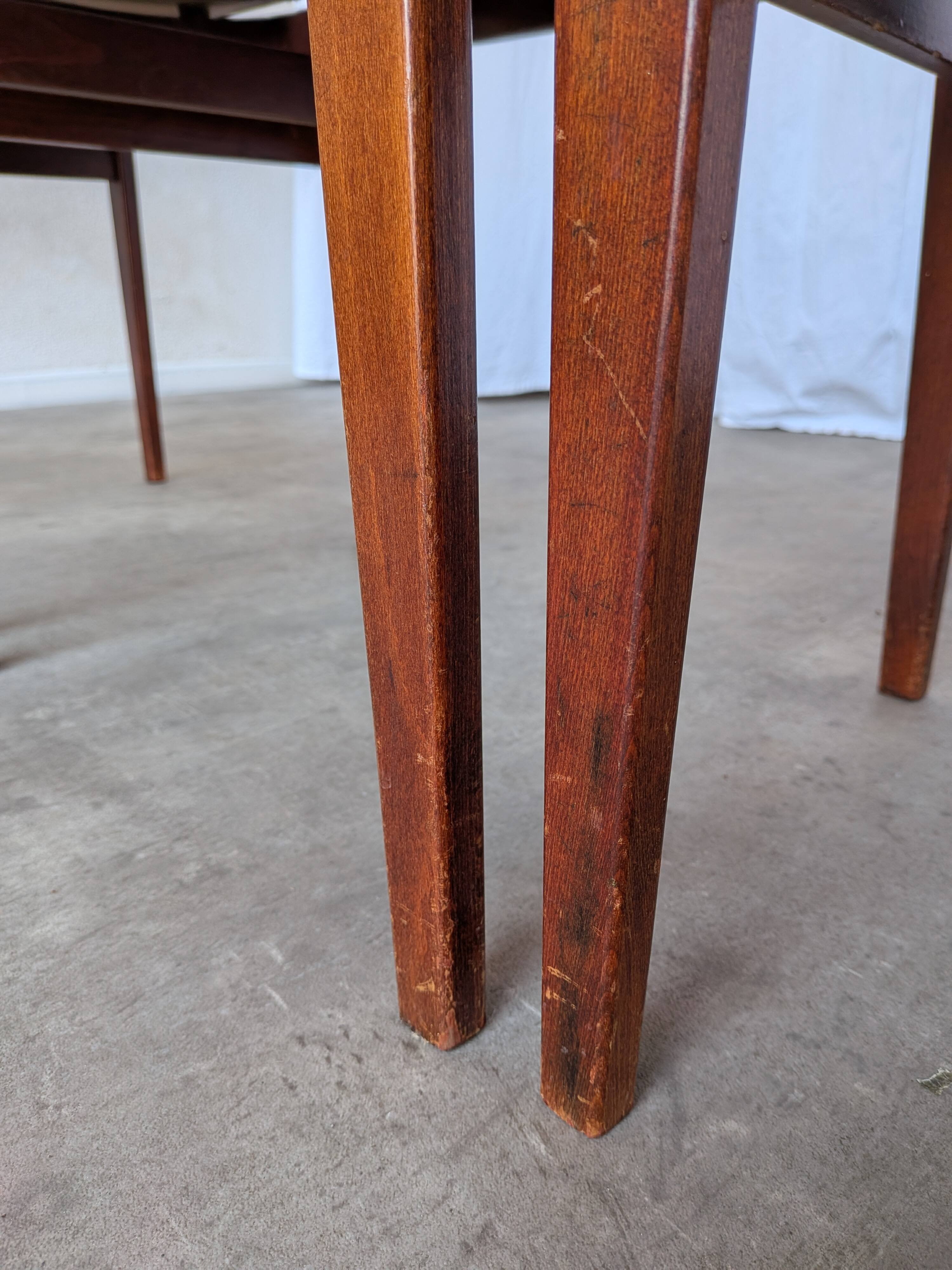 Chaises de salle à manger vintage stol kamnik : années 1970, style scandinave moderne, ensemble de 4