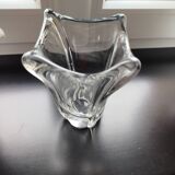 Antique vase signed Daum ✝ France in crystal – circa 1935–1950