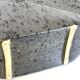 Dark gray ceramic vase by Nereo Boaretto
