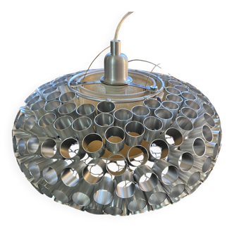 Suspension light aluminium style Foscarini vintage space age vintage 1980
