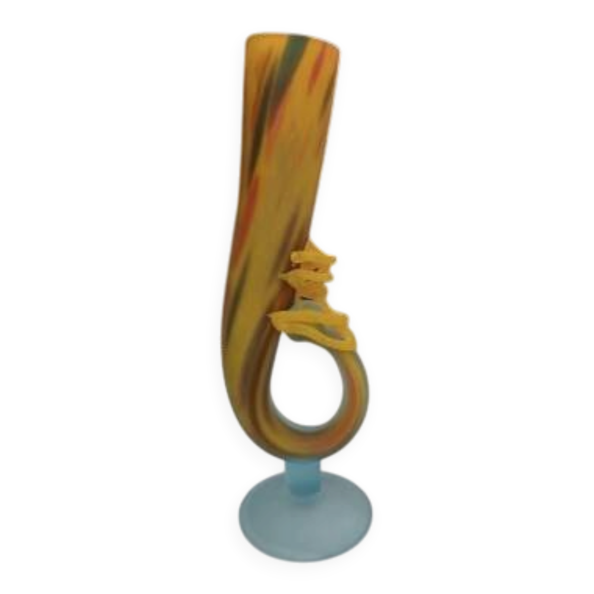 Vase soliflore en pâte de verre