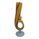 Vase soliflore en pâte de verre