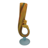 Single-stem vase in glass paste
