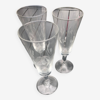 Lot de 3 verres