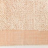 4x7 Salmon Beige Handmade Turkish Vintage Rug