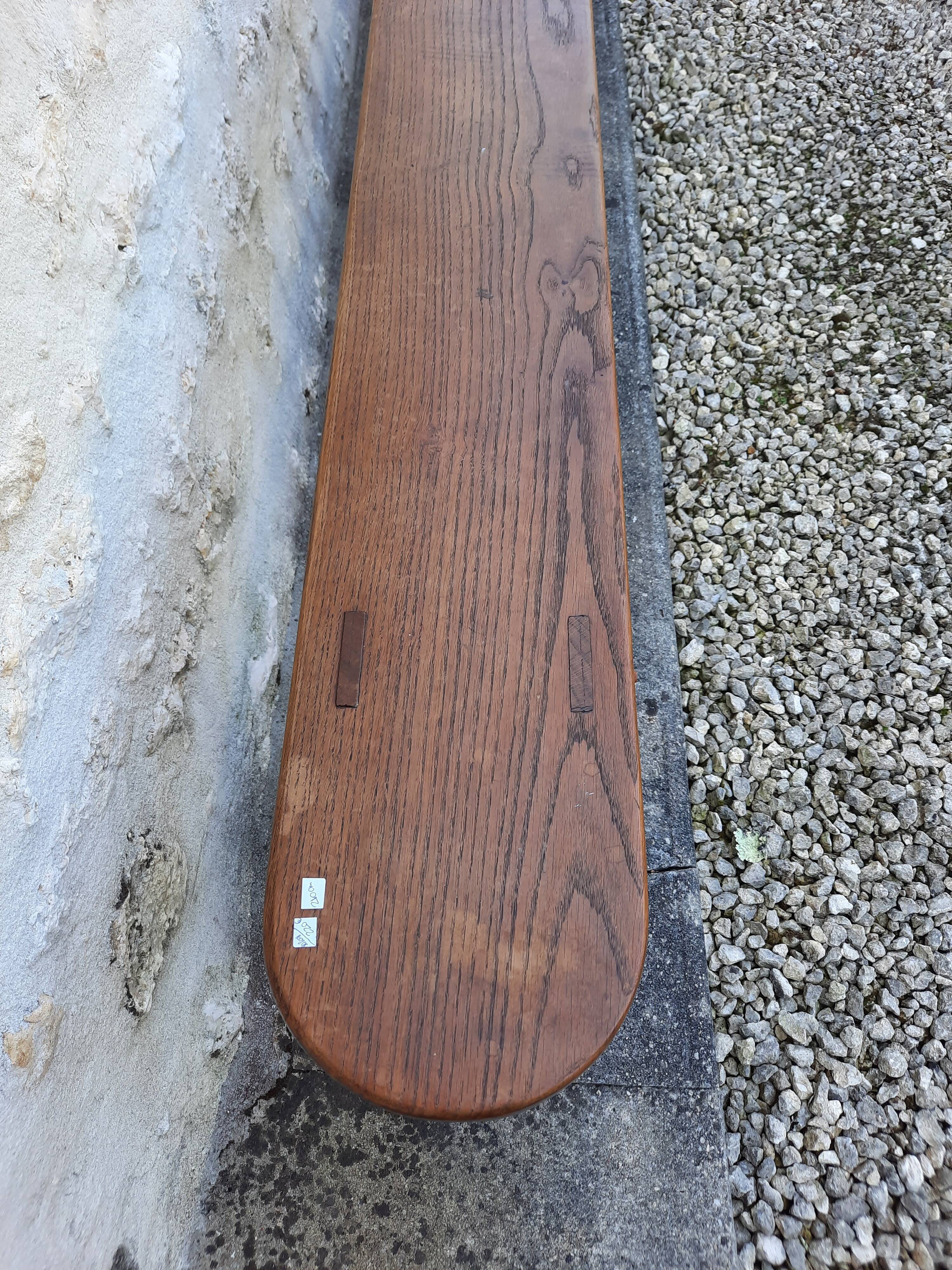 Oak bench 2.10 m
