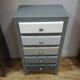 Grey chest of drawers