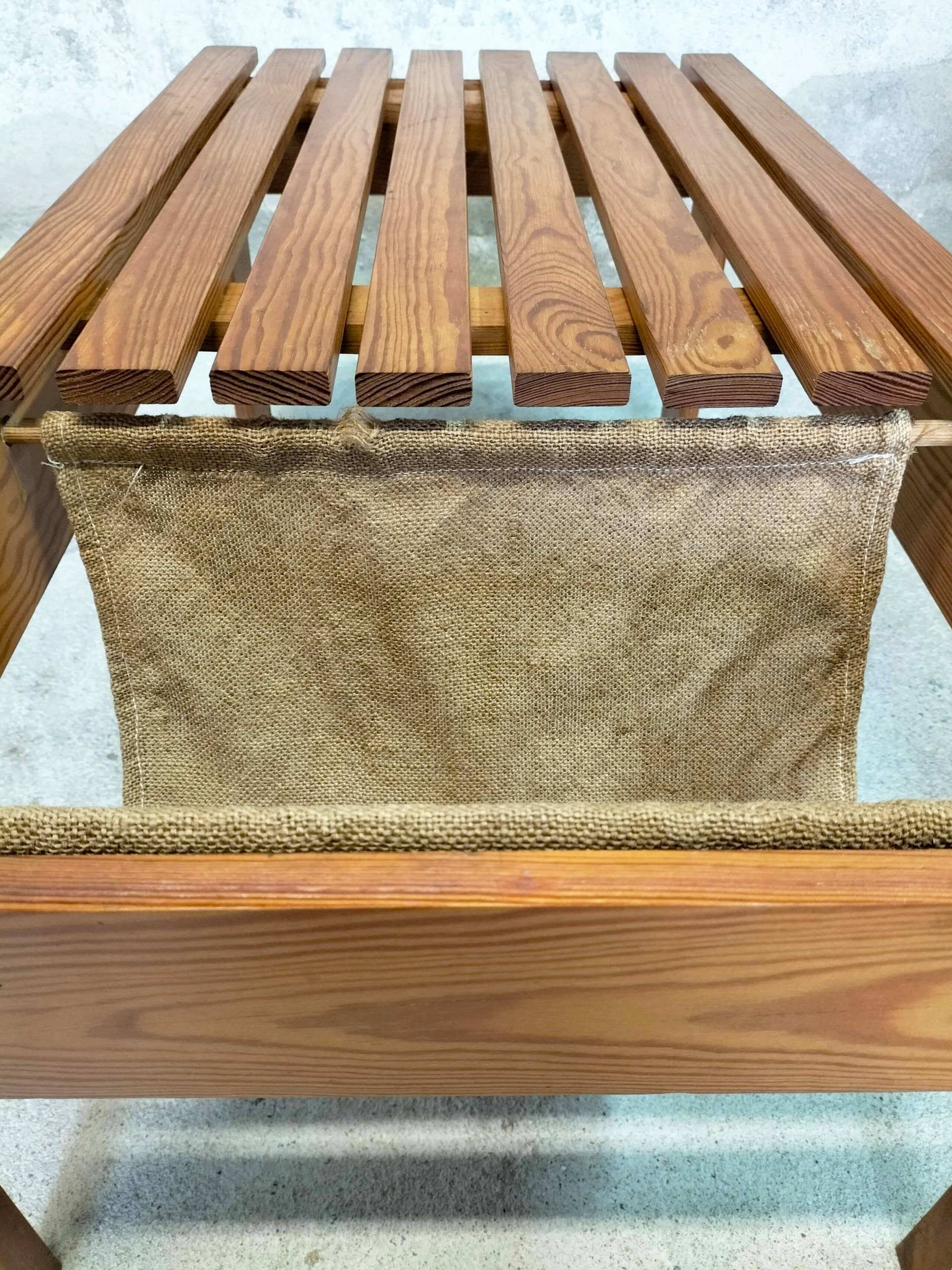 Vintage wooden coffee table