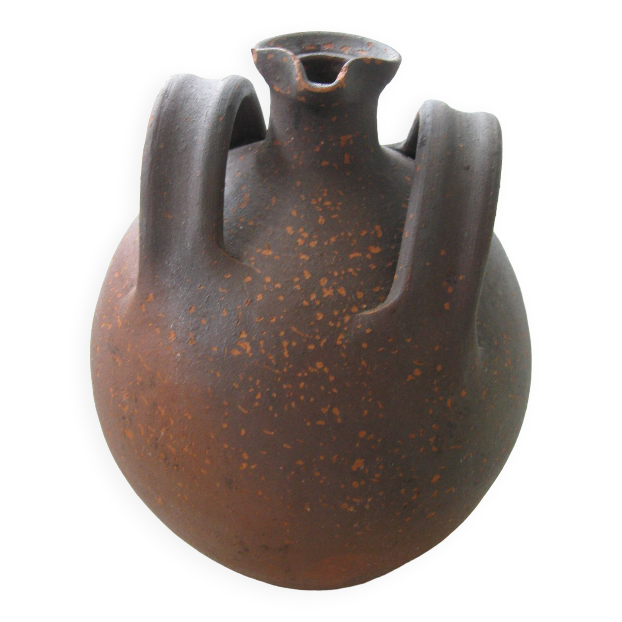 Old terracotta jar