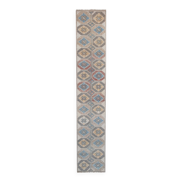 Tapis de couloir turc vintage 49x255 cm