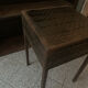 Pair of vintage industrial metal side tables