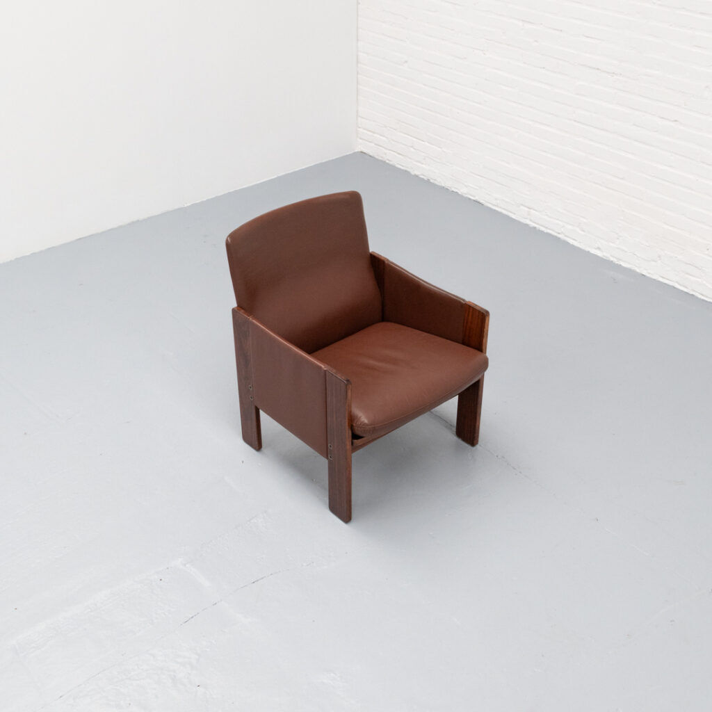 Set of 2 Cassina 917 armchairs by Afra & Tobia Scarpa 1960s