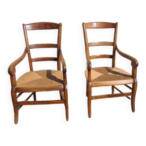 Paire de fauteuils Louis Philippe