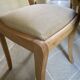 Chaises Louis Philippe barrettes pieds sabres