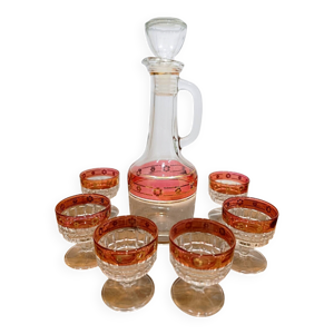 service à liqueur vintage