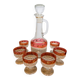 Vintage liqueur service