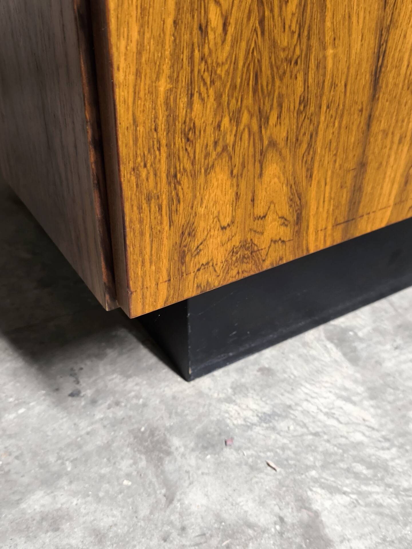 Vintage Scandinavian enfilade from the 1960s in rosewood.