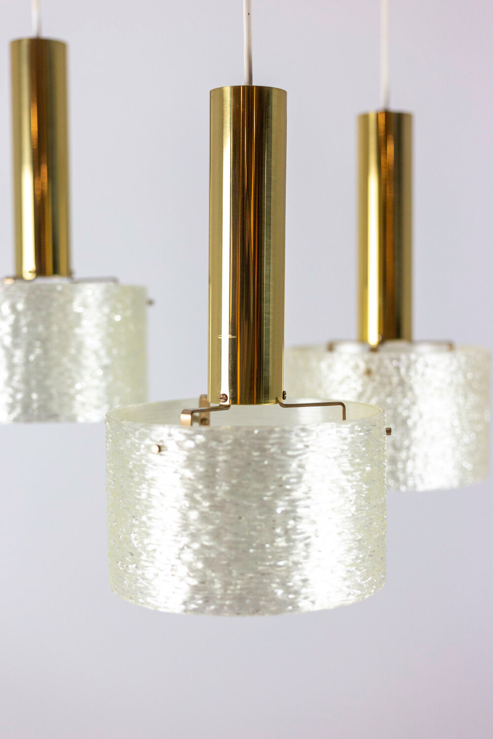 Suspension in granite resin and gilded brass, 1950s