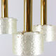 Suspension in granite resin and gilded brass, 1950s