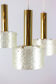 Suspension in granite resin and gilded brass, 1950s