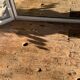 Large raw solid wood workbench