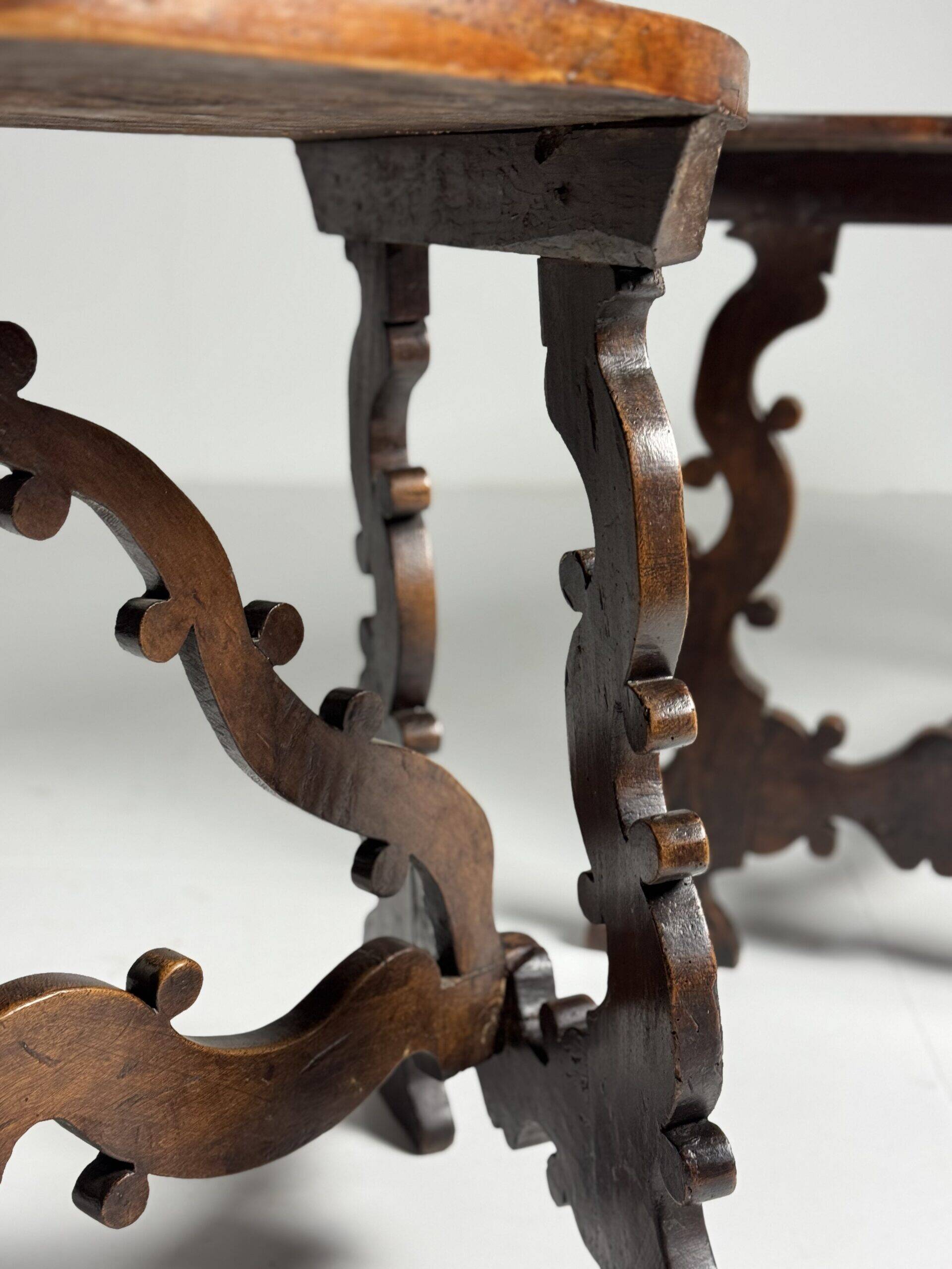 Italian demi-lune tables (2)