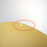 Yellow glass hanging