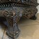 Thai trapezoidal display cabinet in carved solid wood