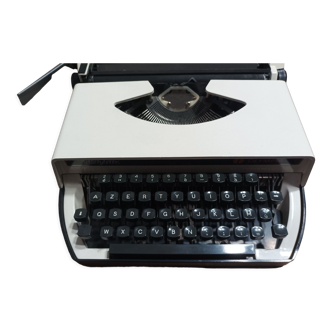 Machine à écrire Olympia Dactylette blanche