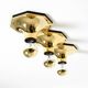 Set of three 1970s wall or ceiling lamps by Motoko Ishii for Staff Leuchten