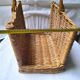 Panier rotin pour bois,niche, couture...