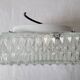 Square molded glass ceiling light "diamond point"