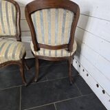 Paire de chaises style Louis XV