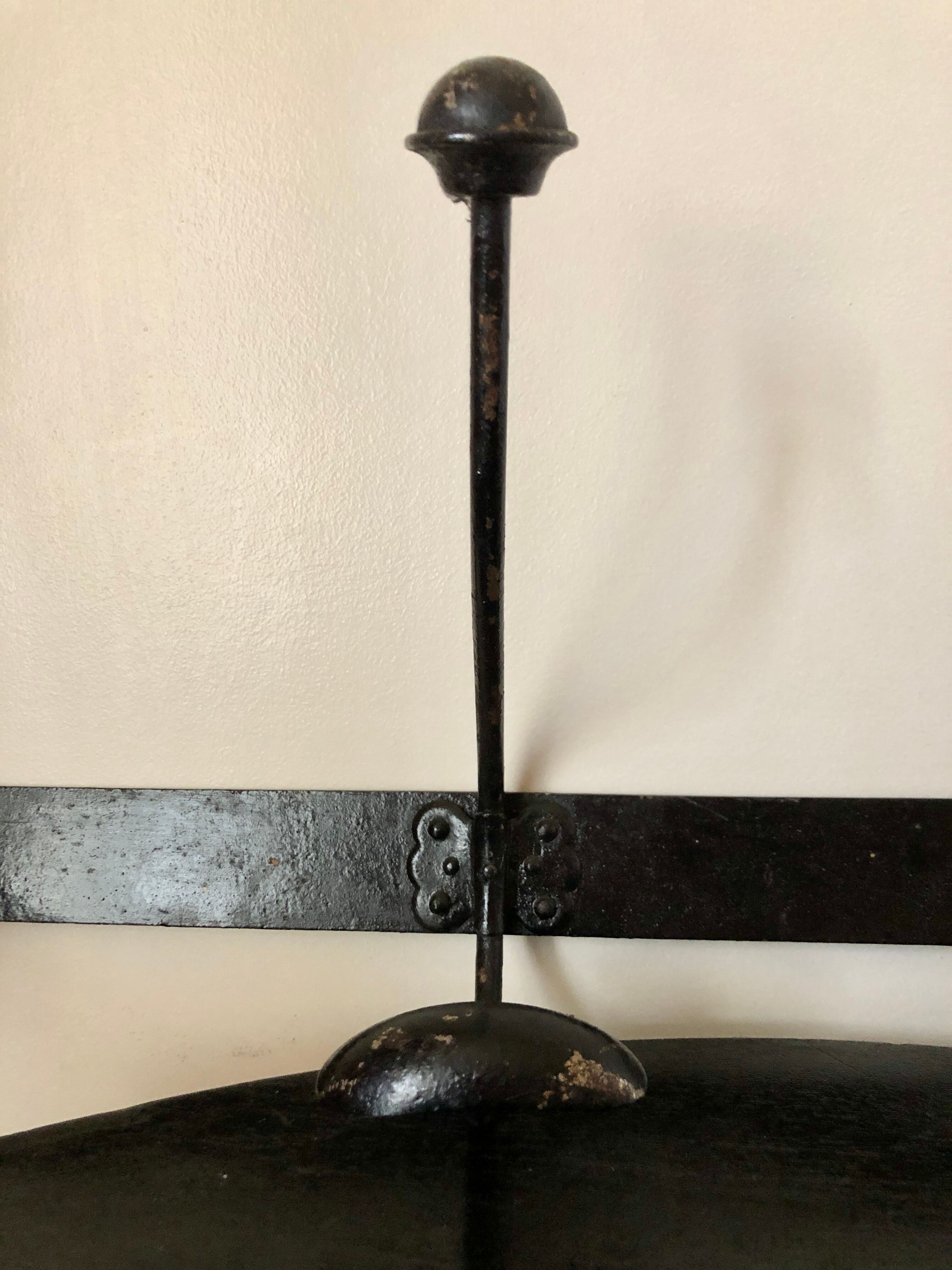 Porte-manteau ancien fer forgé