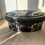 Old Alsatian terracotta casserole dish