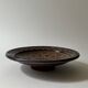 Vintage ceramic pottery salad bowl, signed, Berber work