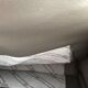Grey leather corner sofa Roche Bobois, removable.